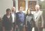 Andr� Carvalhal, Claudio Nogueira e Val�ria Barros da CWT ladeados pelo casal Mirian e Walter Teixeira do do Grupo TX